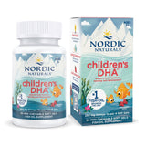 Nordic Naturals DHA para niños, gomitas de fresa masticables para apoyo al desarrollo cerebral