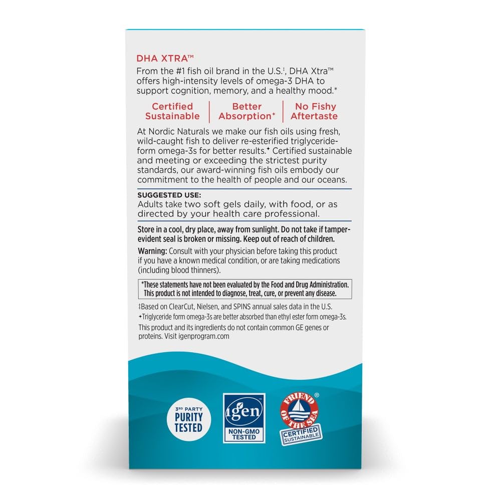 Nordic Naturals DHA Xtra compromiso sostenible y pruebas independientes