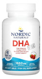 Nordic Naturals DHA Xtra: sabor fresa para una experiencia agradable.