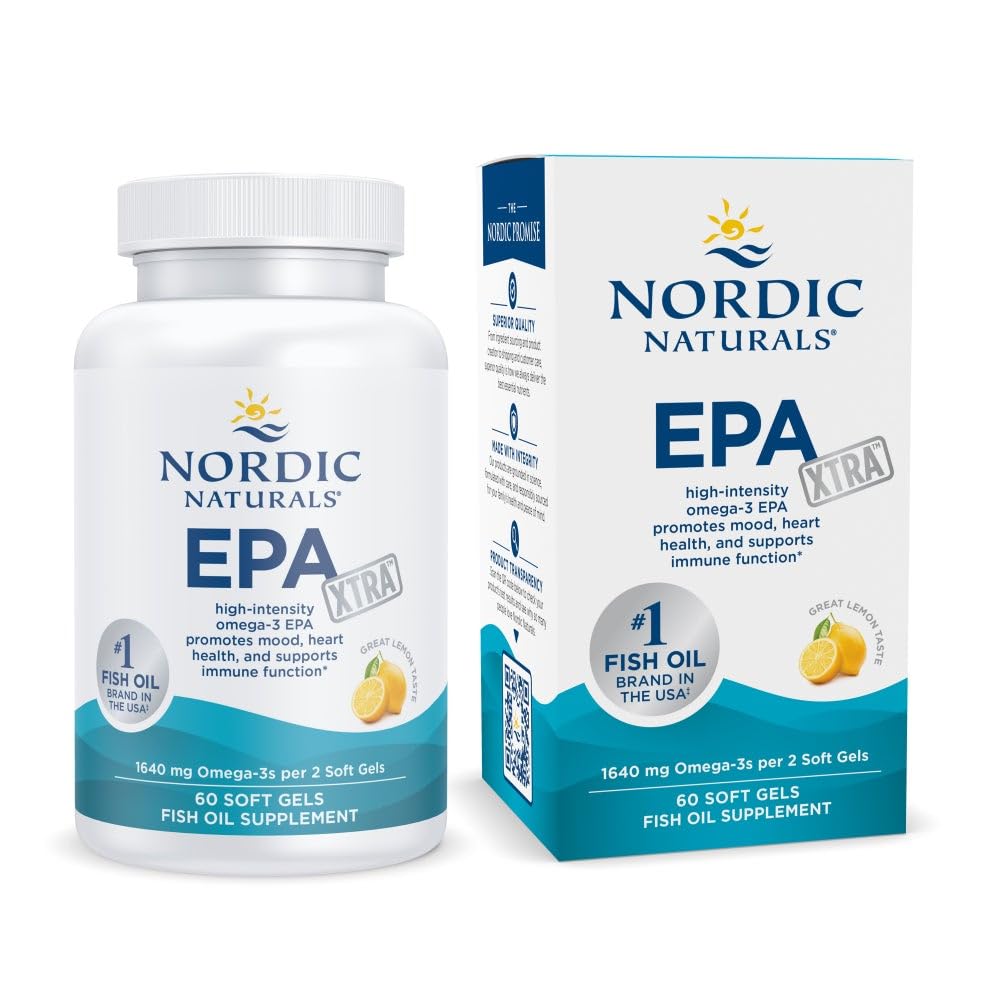 Nordic Naturals EPA Xtra, bote limón, sabor agradable para apoyo diario de bienestar