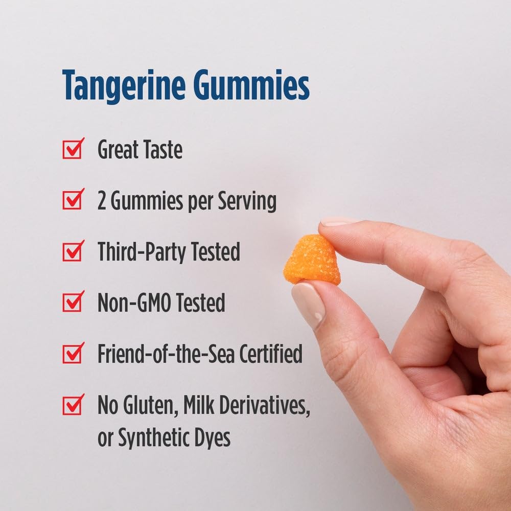 Envase práctico de Nordic Naturals Omega-3 Gummies, atractivo para la familia.