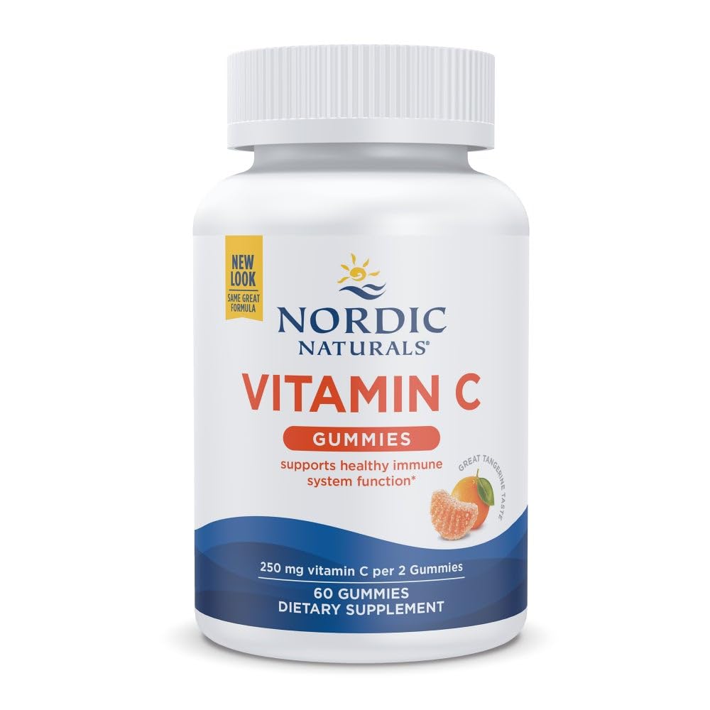 Gomitas Nordic Naturals Vitamina C en empaque visible para apoyo diario