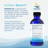 Aplicación con gotero de Nordic Naturals Nordic Beauty Borage Oil facilita el cuidado facial.