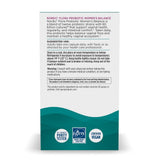 Nordic Naturals Nordic Flora Probiótico Equilibrio Femenino: ingredientes seguros y aptos para veganos.