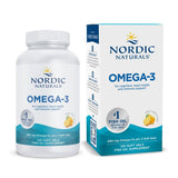 Nordic Naturals Omega-3 capsulas blandas limon, facil de tragar para uso diario.