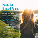 Nordic Naturals Omega-3, empaque-caja: presentación limpia y segura.