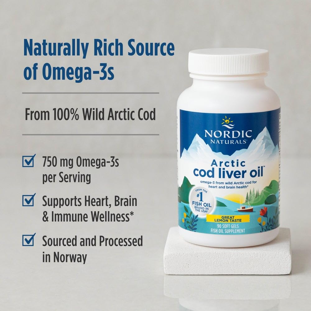 Nordic Naturals Omega-3 EPA DHA: alto contenido de EPA y DHA para uso diario.