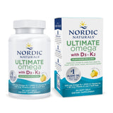 Nordic Naturals Omega basado en plantas, botella visible para uso diario de omega-3 de origen vegetal, bienestar general.