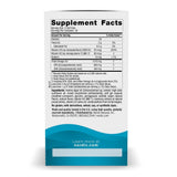 Nordic Naturals Omega basado en plantas, etiqueta: información clara sobre D3 y K2 para apoyo general.