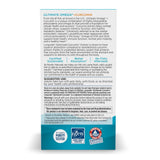 Análisis de pureza de Nordic Naturals Omega Curcumin, certificado libre de OGM y pruebas de terceros.