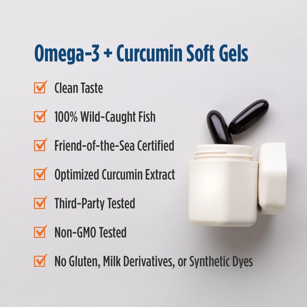 Presentación en caja de Nordic Naturals Omega Curcumin para almacenamiento y frescura.