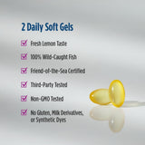 Nordic Naturals Postnatal Omega-3 origen marino, botella en primer plano, pureza garantizada.