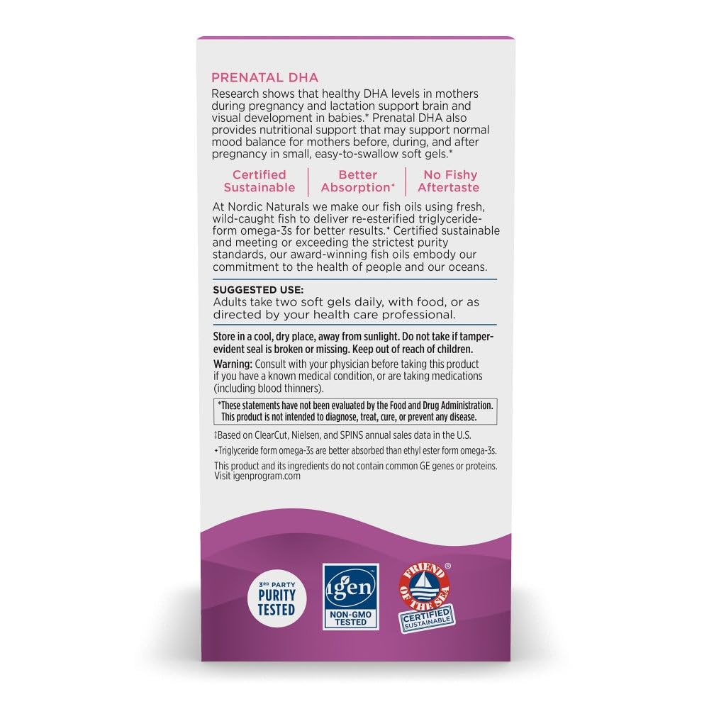 Certificación de calidad de Nordic Naturals para tranquilidad