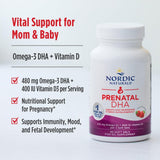 DHA con D3 de Nordic Naturals para soporte óseo y bienestar.