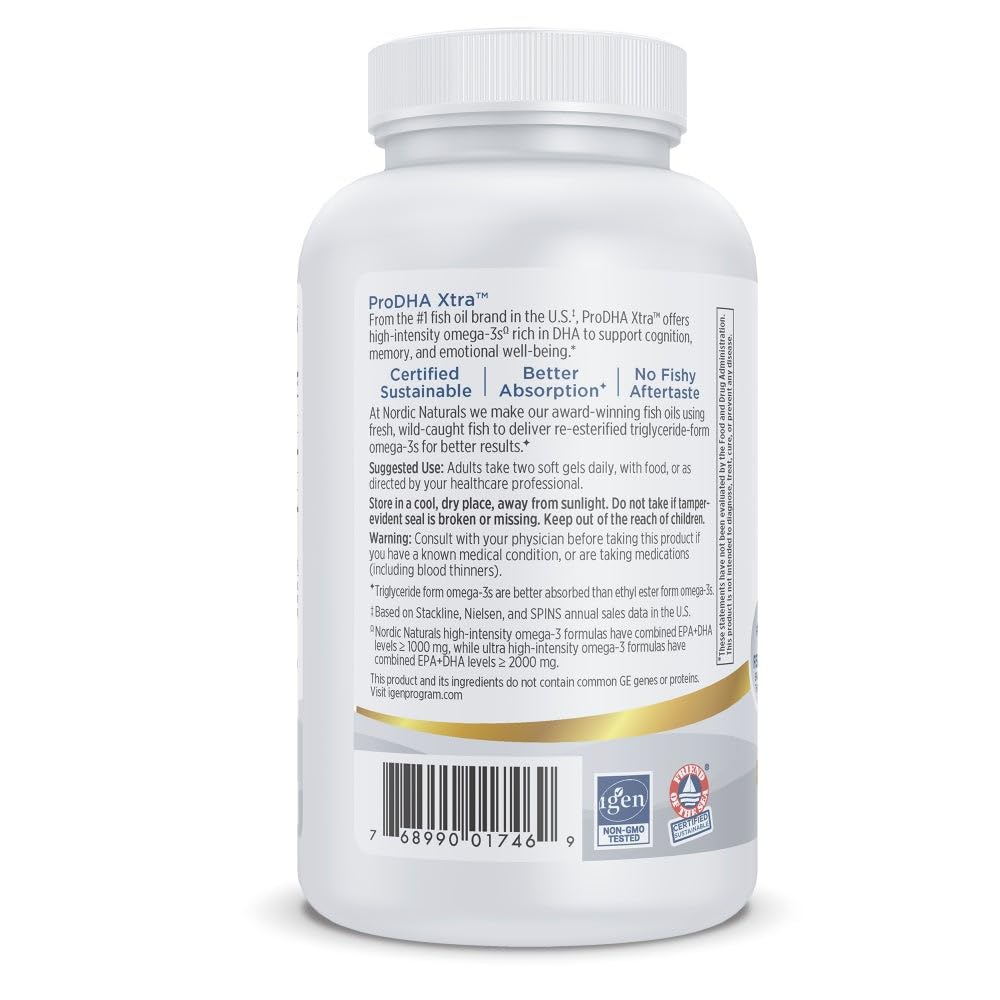 ProDHA 1000 absorción mejorada por trigliceridos y omega-3 concentrado