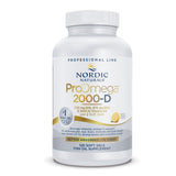 Nordic Naturals ProOmega 2000-D, botella con sabor limón para uso diario.