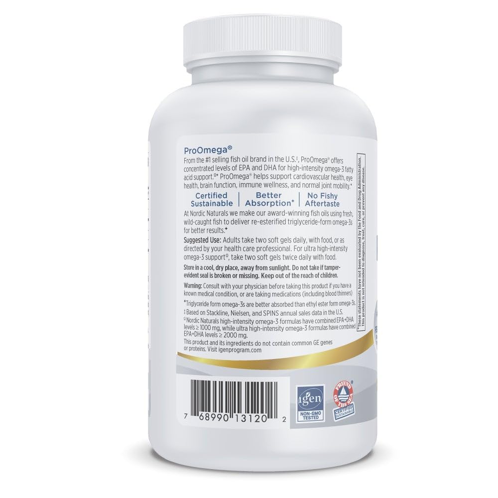Nordic Naturals ProOmega limón, estilo de vida saludable con posible apoyo a cerebro y ojos.