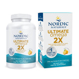 Nordic Naturals Ultimate Omega 2X – botella de limón para apoyar la salud cardíaca.