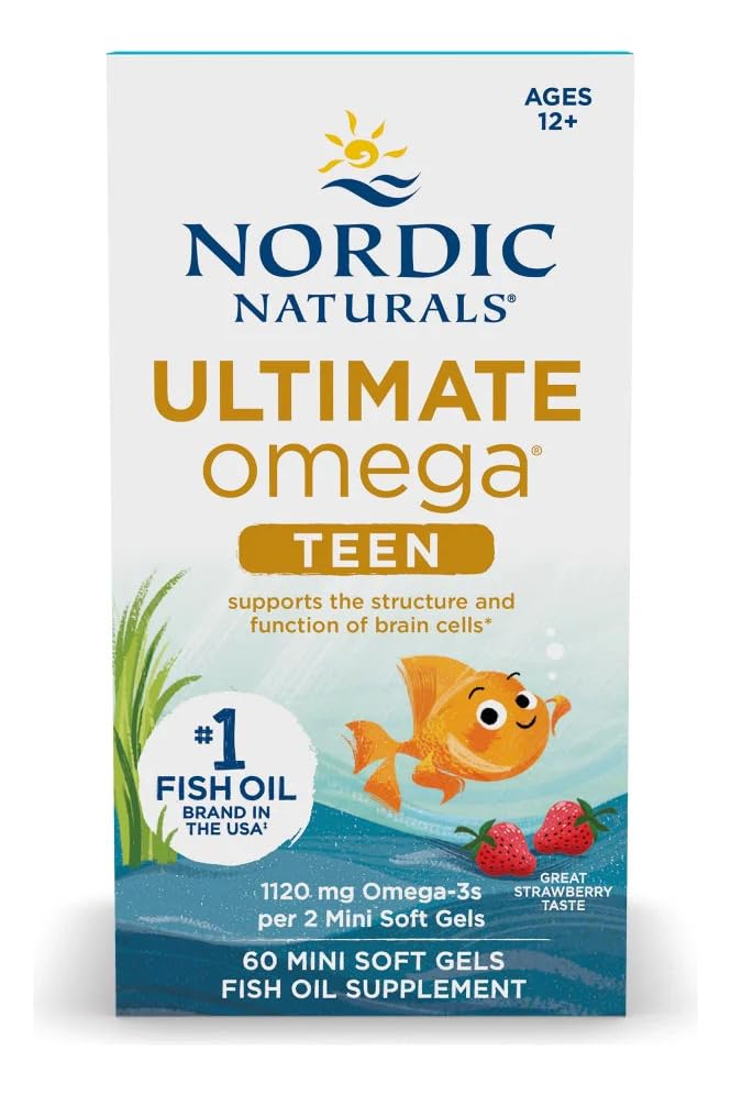 Nordic Naturals Ultimate Omega 2x Teen dosis diarias: formato práctico para adolescente
