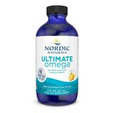 Botella Nordic Naturals Ultimate Omega Liquid con limón, apoyo para la salud cardíaca y cerebral