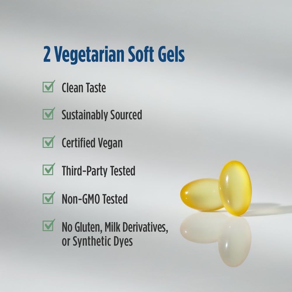 Nordic Naturals, puridad garantizada, sin colores ni conservantes artificiales.