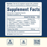 Nordvida Probiotico: etiqueta con 19 cepas para salud intestinal y equilibrio