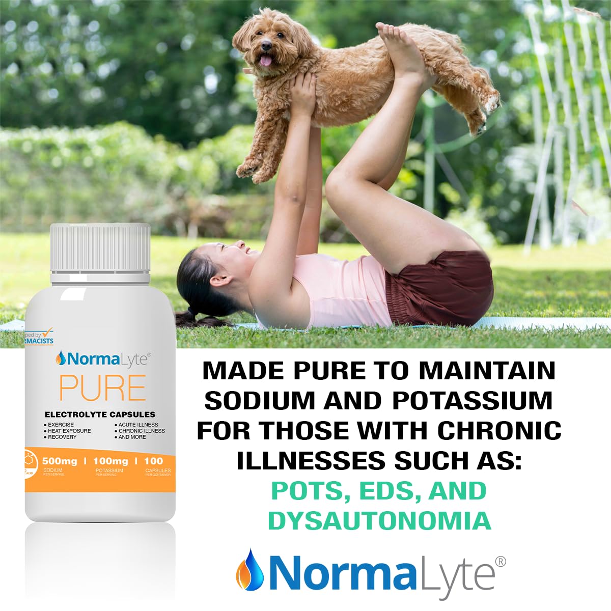NormaLyte dosis en envase: sodio y potasio para uso diario activo