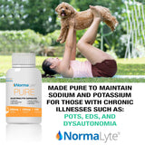 NormaLyte dosis en envase: sodio y potasio para uso diario activo