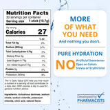 NormaLyte Pure, mezcla en vaso, hidratación eficiente durante la actividad.