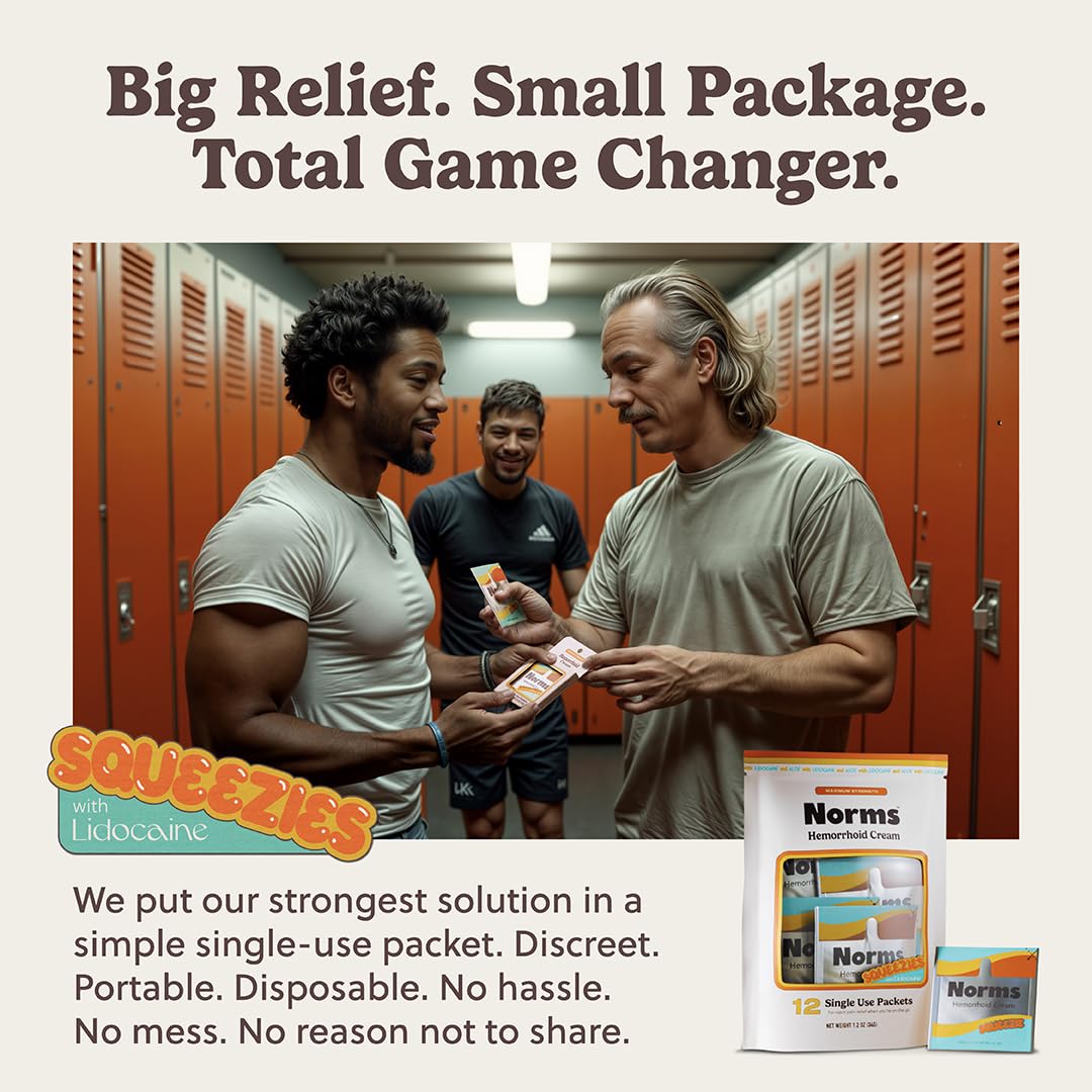 Norms Squeezies: tamaño de bolsillo para usar en casa o fuera.