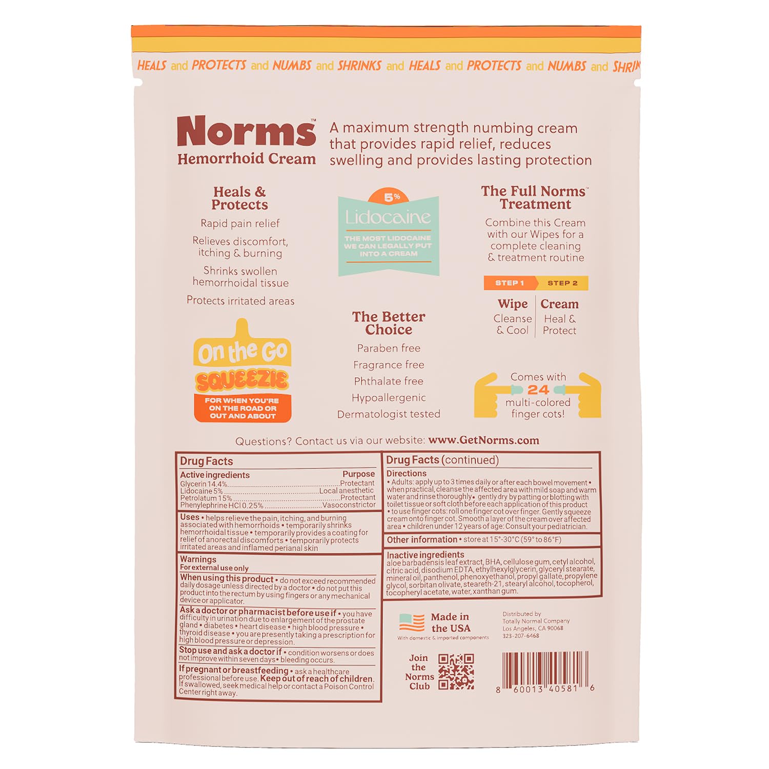 Norms Squeezies uso diario para alivio confiable durante el día
