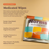 Norms Wipe Outs: aplicación refrescante gracias a la mezcla de hamamelis y aloe.