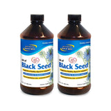 Aceite de semilla negra de North American Herb & Spice, vertido suave para uso diario.