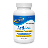 ActiFEM con cápsulas diarias de NORTH AMERICAN HERB & SPICE para apoyo hormonal y bienestar general.