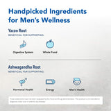 Ingredientes naturales de AshwaMilk: ashwagandha, yacón y alcachofa de Jerusalén