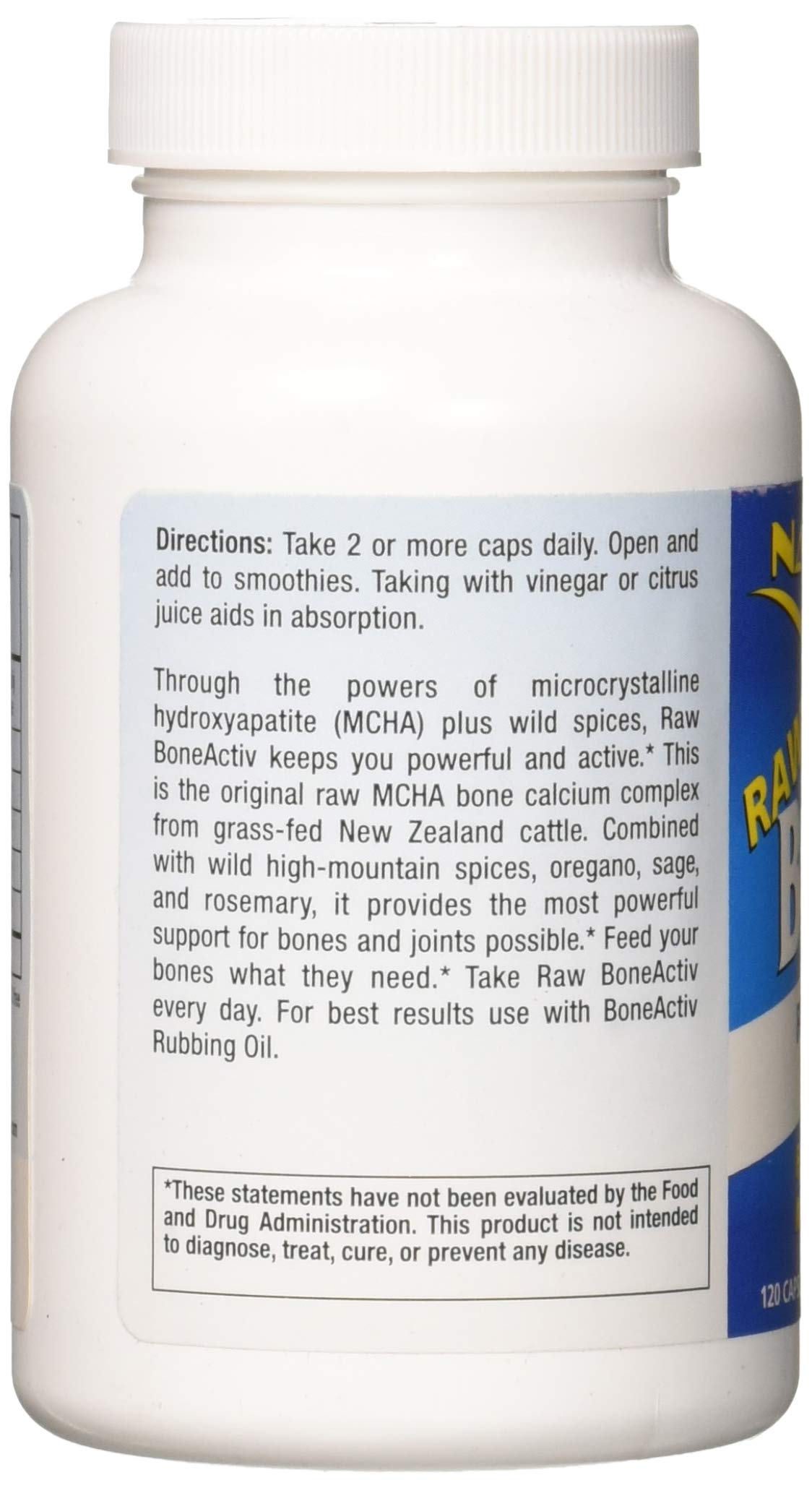 Polvo MCHA en BoneActiv, ingrediente principal para soporte óseo.
