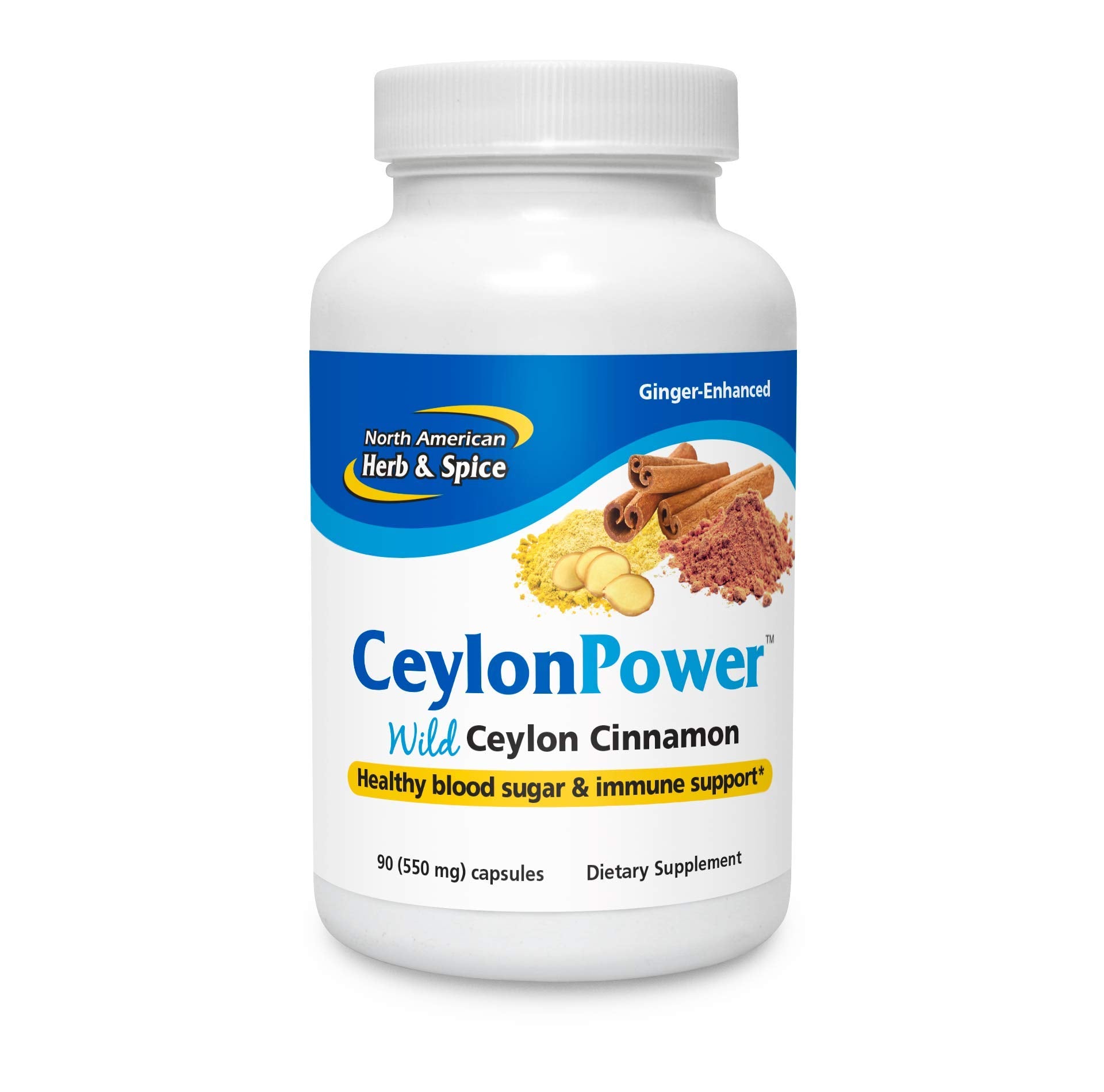 CeylonPower cápsulas de North American Herb & Spice, listas para uso diario