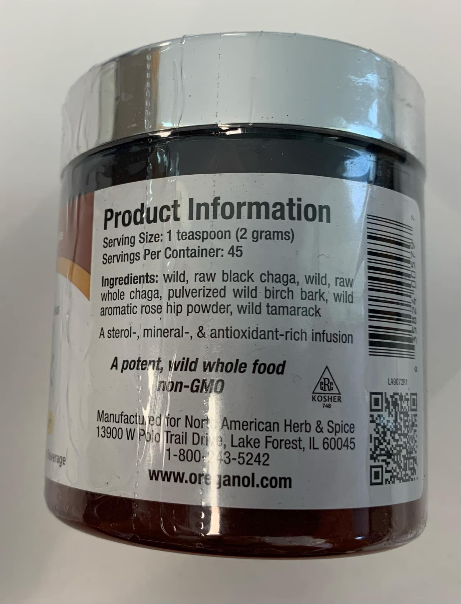 Chaga Tea NORTH AMERICAN HERB & SPICE corteza-de-abedul