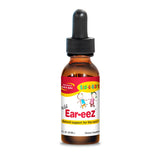 Ear-eeZ de NORTH AMERICAN HERB & SPICE, botella frontal, fórmula natural para oídos de niños.