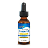 Gingerol de North American Herb & Spice en botella, aceite de jengibre frío para digestión.
