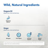 Etiqueta libre de transgenicos y lista de ingredientes simples para la cocina.