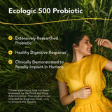 Etiqueta de Health-Bac con cepas y beneficios digestivos