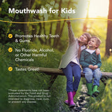 Kid-e-Kare enjuague para niños, sabor fresa, ayuda a limpiar dientes y encías