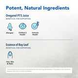 Ingredientes naturales de Kid-e-Kare, hierbas y sabor orgánico