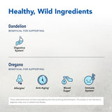Etiqueta de LivaClenz con información clara de ingredientes.