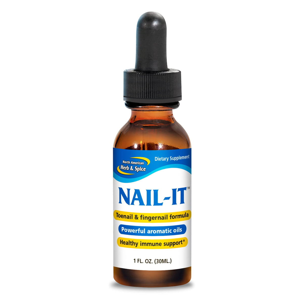 Nail-It de NORTH AMERICAN HERB & SPICE, botella 1 oz para uñas hermosas.