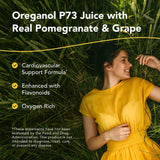 Oreganol Juice vertido para cuidado personal diario.