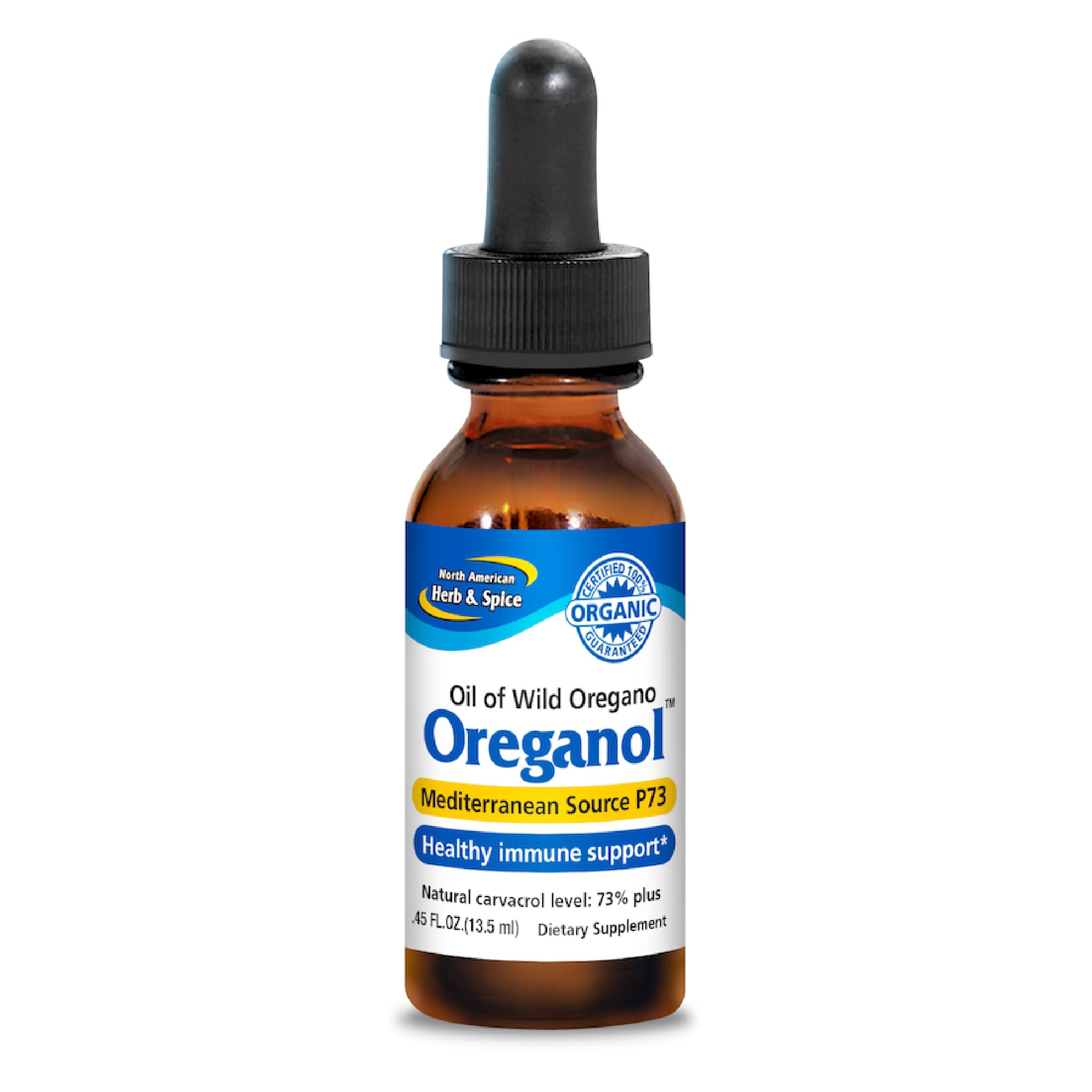 Oreganol de North American Herb & Spice, botella con goteo para uso diario