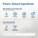 Hojas mediterráneas montañosas Oreganol P73, NORTH AMERICAN HERB & SPICE, aroma intenso.