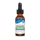 Oreganol P73 de NORTH AMERICAN HERB & SPICE, botella de aceite de orégano salvaje para uso diario.
